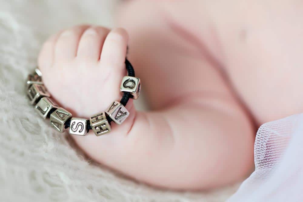 Baby With A Bracelet